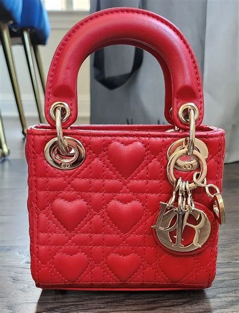 dior heart bag vintage|lady dior heart bag.